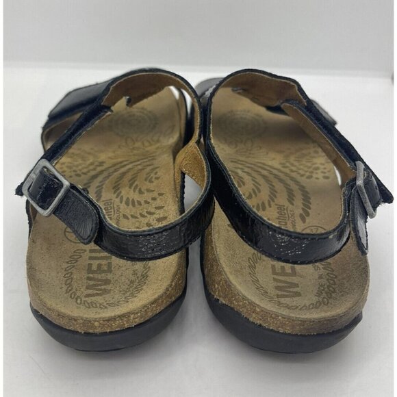 Dr. Andrew Weil SPAIN Orthaheel Comfort Sandal Sonora Orthoheel Black Sz 37 6US - Picture 4 of 9